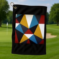 Cool Shape Abstract Singleton Iterator Golf Towel