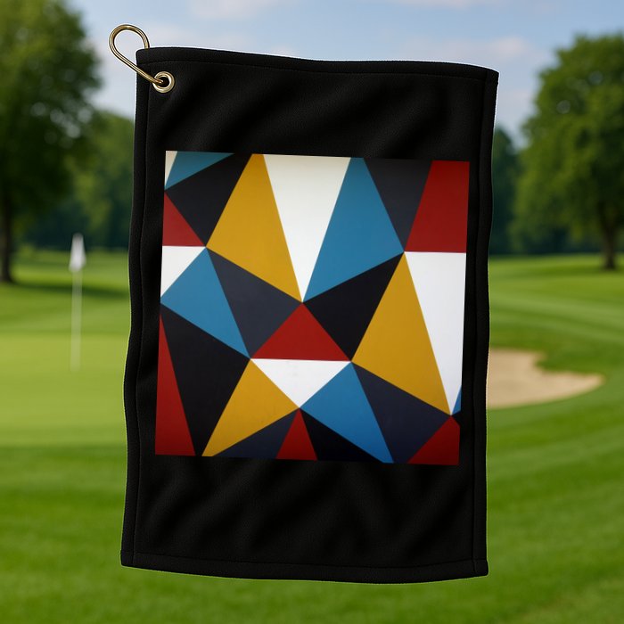 Cool Shape Abstract Singleton Iterator Golf Towel