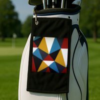 Cool Shape Abstract Singleton Iterator Golf Towel