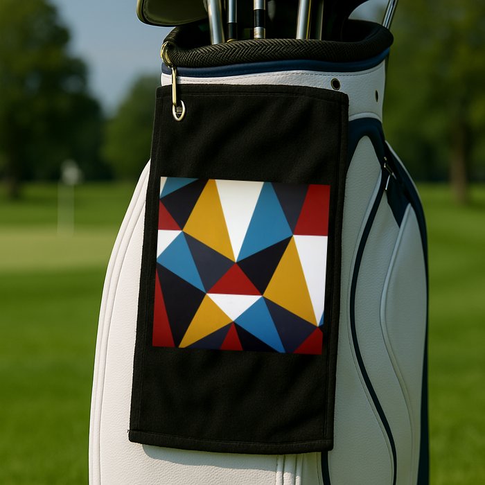 Cool Shape Abstract Singleton Iterator Golf Towel