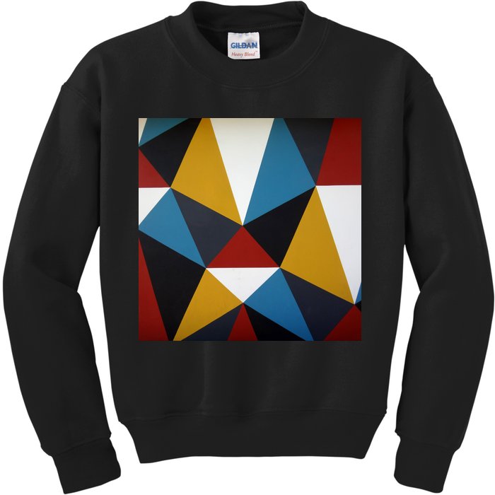 Cool Shape Abstract Singleton Iterator Kids Sweatshirt