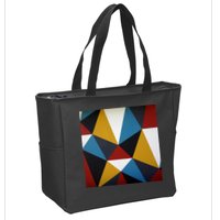 Cool Shape Abstract Singleton Iterator Zip Tote Bag