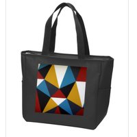 Cool Shape Abstract Singleton Iterator Zip Tote Bag