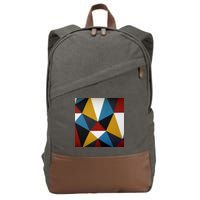 Cool Shape Abstract Singleton Iterator Cotton Canvas Backpack