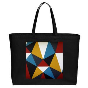 Cool Shape Abstract Singleton Iterator Cotton Canvas Jumbo Tote