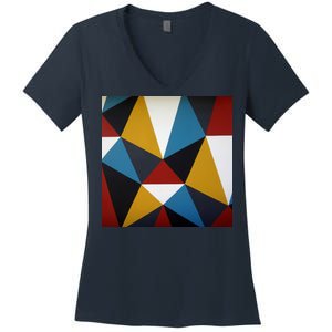 Cool Shape Abstract Singleton Iterator Women's V-Neck T-Shirt