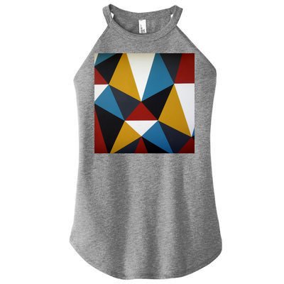 Cool Shape Abstract Singleton Iterator Women’s Perfect Tri Rocker Tank