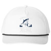 Cool Shark Art For Wo Megalodon Sharks Biology Ocean Snapback Five-Panel Rope Hat