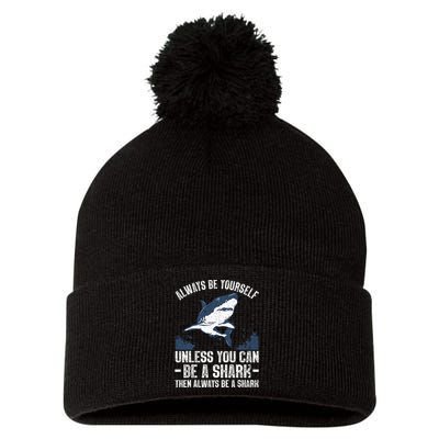 Cool Shark Art For Wo Megalodon Sharks Biology Ocean Pom Pom 12in Knit Beanie