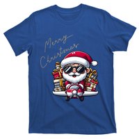 Cool Santa And Plane Funny Merry Christmas Old Xmas Great Gift T-Shirt