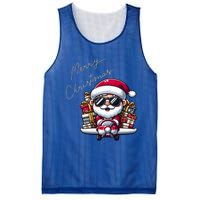 Cool Santa And Plane Funny Merry Christmas Old Xmas Great Gift Mesh Reversible Basketball Jersey Tank