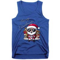 Cool Santa And Plane Funny Merry Christmas Old Xmas Great Gift Tank Top