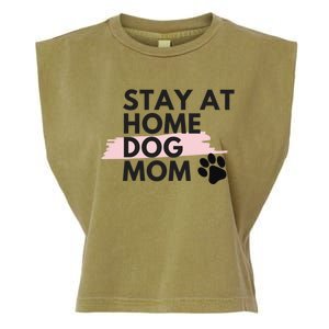 Cute Stay At Home Fur Dog Mom Life Fur Dog Mama Cool Gift Cool Gift Garment-Dyed Women's Muscle Tee