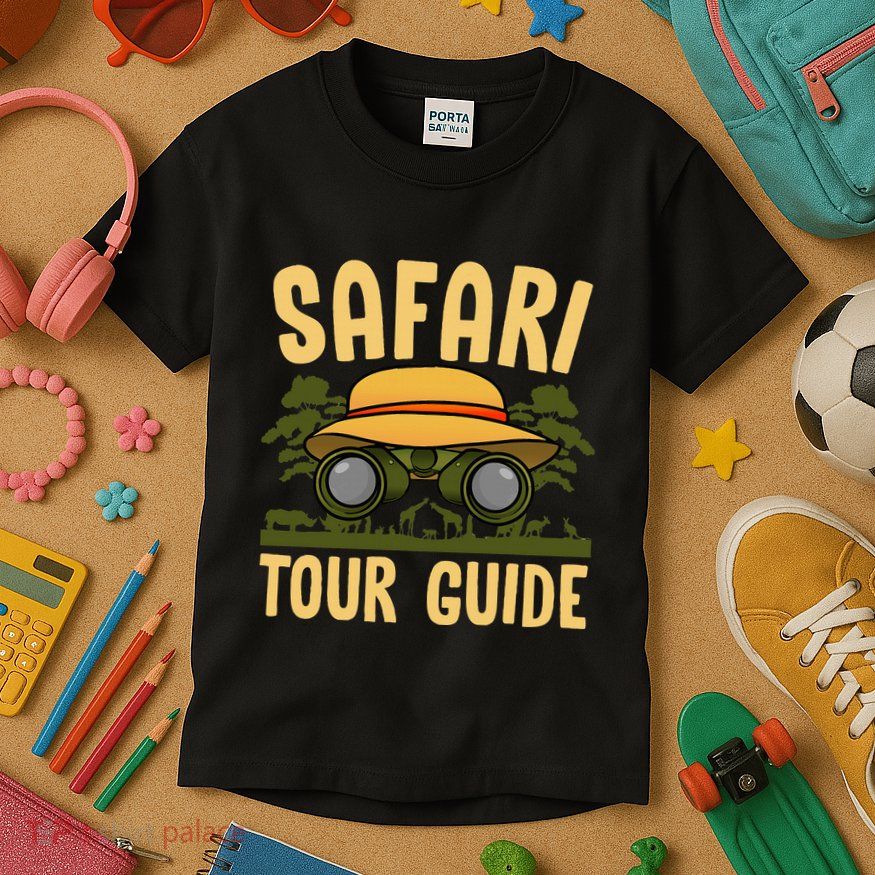 Cool Safari Art For Women Costume African Zookeeper Kids T-Shirt