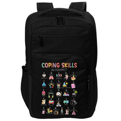 Coping Skills Alphabet School Counselor Psychologist Social Impact Tech Backpack