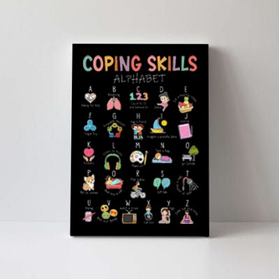 Coping Skills Alphabet School Counselor Psychologist Social Canvas