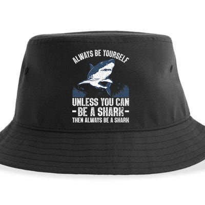 Cool Shark Art For Men Women Megalodon Sharks Biology Ocean Sustainable Bucket Hat