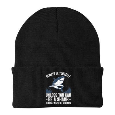Cool Shark Art For Men Women Megalodon Sharks Biology Ocean Beanie