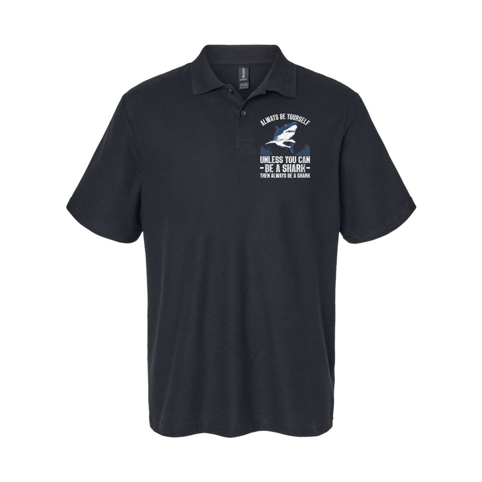 Cool Shark Art For Men Women Megalodon Sharks Biology Ocean Polo