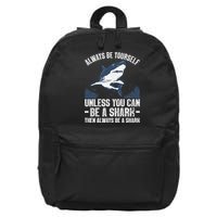 Cool Shark Art For Men Women Megalodon Sharks Biology Ocean 16 in Basic Backpack