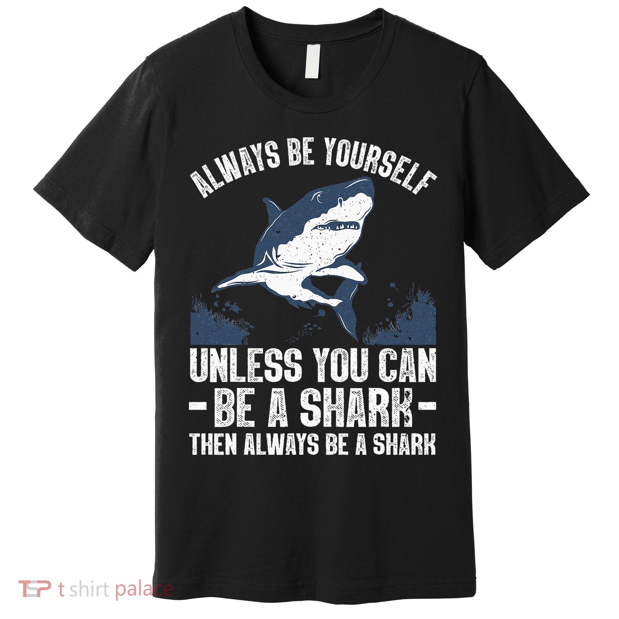Cool Shark Art For Men Women Megalodon Sharks Biology Ocean Premium T-Shirt