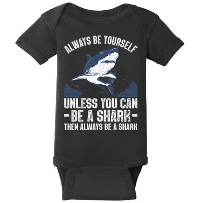 Cool Shark Art For Men Women Megalodon Sharks Biology Ocean Baby Bodysuit