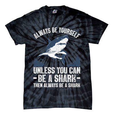 Cool Shark Art For Men Women Megalodon Sharks Biology Ocean Tie-Dye T-Shirt