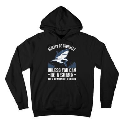 Cool Shark Art For Men Women Megalodon Sharks Biology Ocean Tall Hoodie