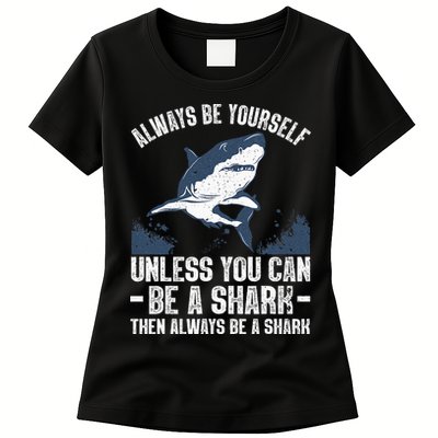 Cool Shark Art For Men Women Megalodon Sharks Biology Ocean Womens T-Shirt