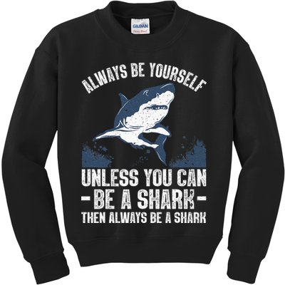 Cool Shark Art For Men Women Megalodon Sharks Biology Ocean Kids Sweatshirt