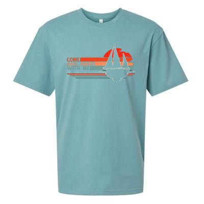 Come Sail Away With Me Sailing Boat Lover And Sailor Sail Sueded Cloud Jersey T-Shirt