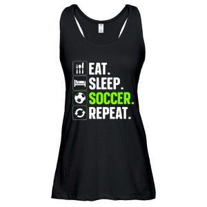 Cool Soccer Art For Team Sport Soccer Player Gift Ladies Essential Flowy Tank