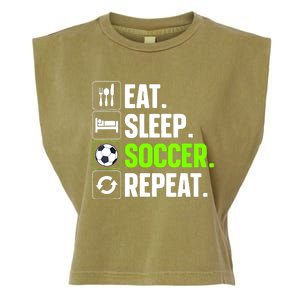 Cool Soccer Art For Team Sport Soccer Player Gift Garment-Dyed Women's Muscle Tee