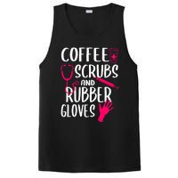 Coffee Scrubs And Rubber Gloves Medical Nurse Doctor Gift PosiCharge Competitor Tank