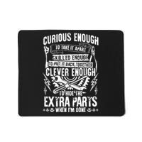 Curious, Skilled And Clever Funny Car Auto Truck Mechanic Mousepad