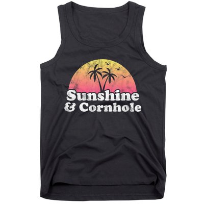 Cornhole Sunshine And Cornhole Tank Top