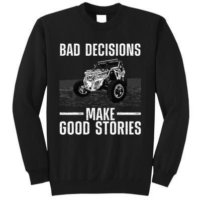 Cute Sxs Art For Utv Off Road Vehicle Sxs Lover Tall Sweatshirt