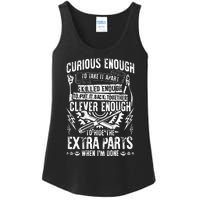 Curious Skilled And Clever Funny Car Auto Truck Mechanic Ladies Essential Tank