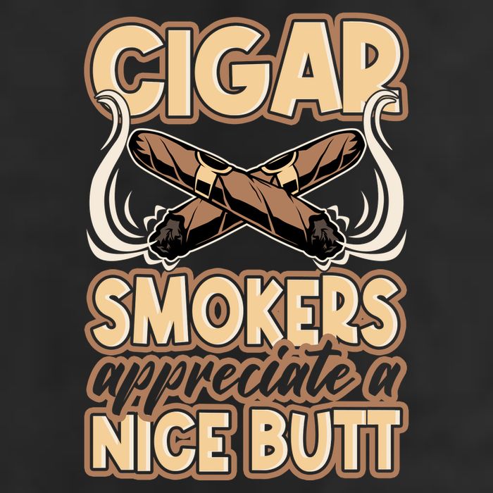 Cigar Smokers Appreciate A Nice Butt 7 Panel Mesh Trucker Snapback Hat