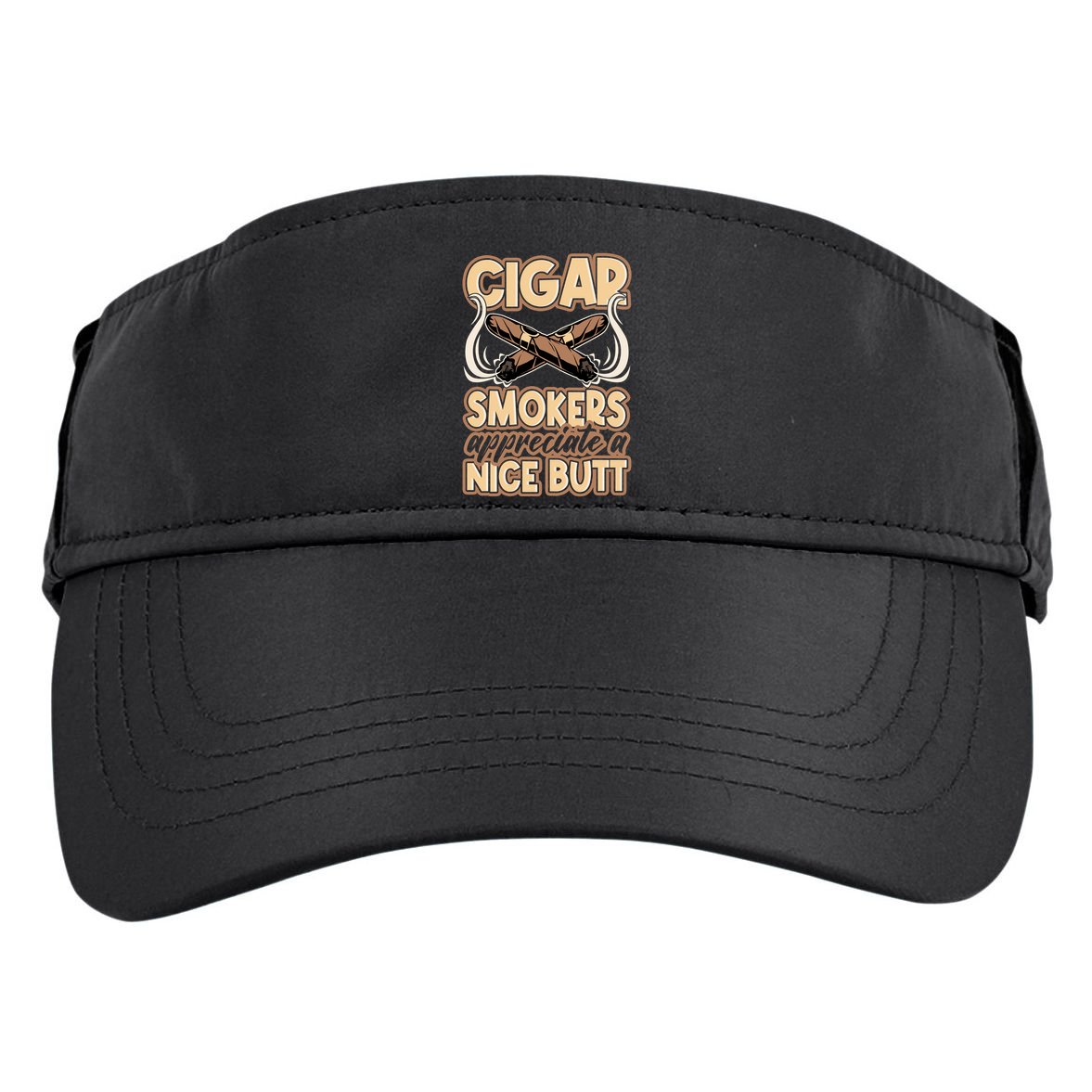 Cigar Smokers Appreciate A Nice Butt Adult Drive Performance Visor