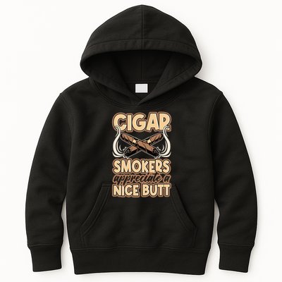 Cigar Smokers Appreciate A Nice Butt Kids Hoodie