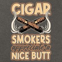 Cigar Smokers Appreciate A Nice Butt Cotton Canvas Backpack