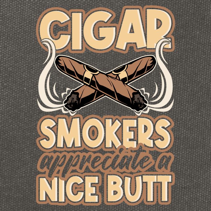 Cigar Smokers Appreciate A Nice Butt Cotton Canvas Backpack