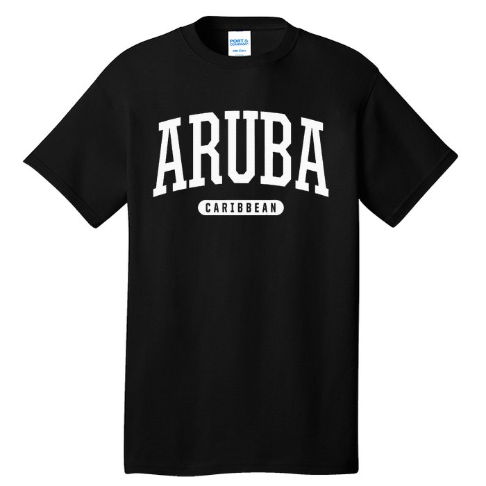 College Style Aruba Caribbean Souvenir Tall T-Shirt