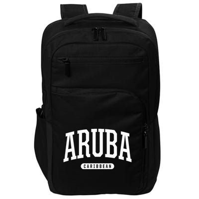 College Style Aruba Caribbean Souvenir Impact Tech Backpack