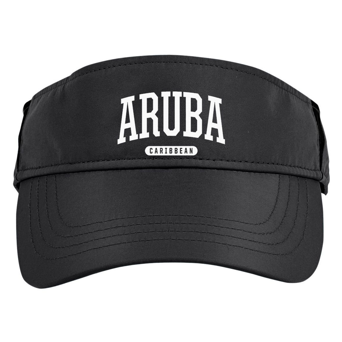 College Style Aruba Caribbean Souvenir Adult Drive Performance Visor