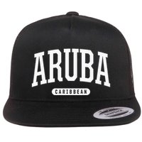 College Style Aruba Caribbean Souvenir Flatbill Hat
