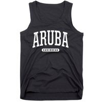 College Style Aruba Caribbean Souvenir Tank Top