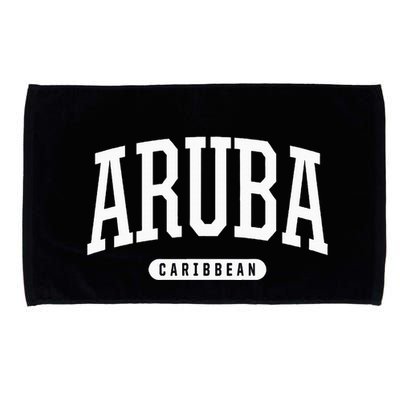 College Style Aruba Caribbean Souvenir Microfiber Hand Towel