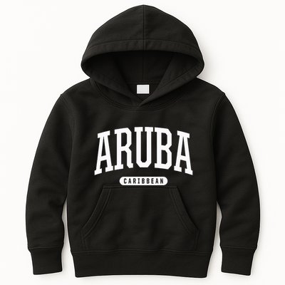 College Style Aruba Caribbean Souvenir Kids Hoodie